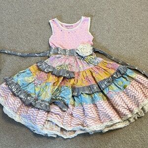 Mustard pie dress 4T